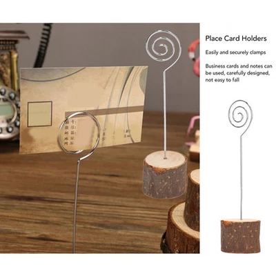 10Pcs Schreibtisch Bild Halter Ort Karte Halter Memo Clip Halter Karte Halter - Bild 1 von 4