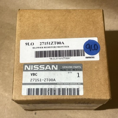 Resistor de motor soprador para Nissan Frontier 2005-2018 com controle climático 27151ZT00A - Imagem 1 de 4