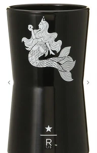 Starbucks x Wildside Yohji Yamamoto Silo Glass Black 355ml Collaboration Item - Picture 1 of 12