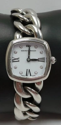 (MA6) Authentic David Yurman Albion Quartz Watch T932-S White Diamond Dial 23mm - Image 1 of 4