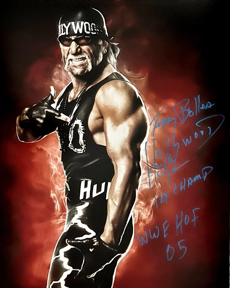 Hulk Hogan WWF WCW NWO Autographed Signed 8x10 Photo *REPRINT* - Image 1 of 1