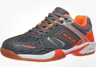 Tênis de Pickleball Feminino Adulto ACACIA Tamanho 7 Cinza/Laranja NOVO - Imagem 1 de 4