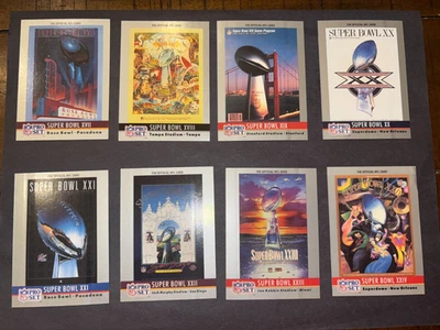 1990 PRO SET SUPER BOWL COLLECTIBLE INSERT FOOTBALL CARDS YOU CHOOSE NFL CARD - Image 1 of 3