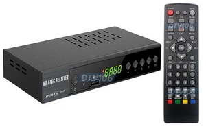 Premium ATSC Digital Converter Box TV Box W/USB Multimeida Player Timer Guide - Picture 1 of 10