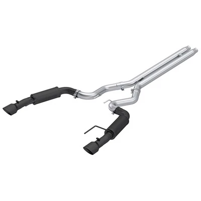 MBRP S7253BLK Steel Black Cat Back Exhaust for 2024+ Ford Mustang GT 5.0L V8 - Image 1 of 4