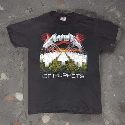 Camiseta de colección 1986 Master Of Puppets/Sanatarium Metallica adulto M Foto 1 de 4