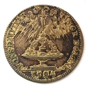 JET 74. Jeton HENRI III 1584 - Picture 1 of 2