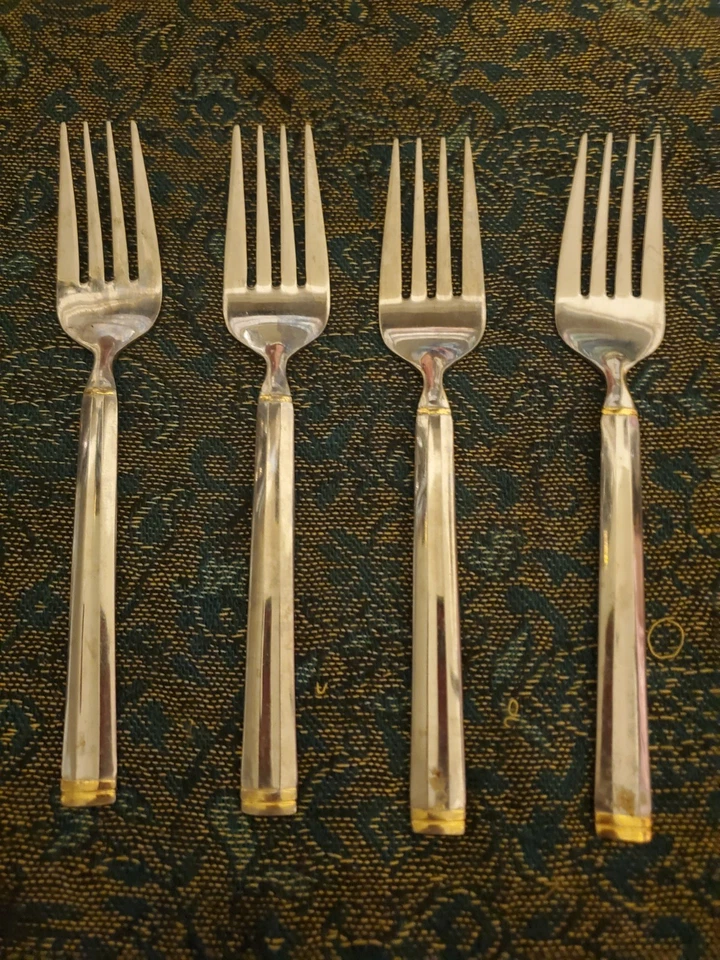 4 Tools Of The Trade Folster Gold Salad Fork - Image 1 of 1