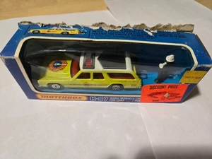 Vtg Matchbox 1978 Speed Kings K- 67/68 Dodge Monaco Estate Fire Chief Lesney box - Picture 1 of 7