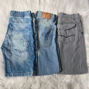 H&M + GUESS Bundle of 3 2 Jean Shorts Sizes 8-9Y 9-10Y and Jeans Size 10 - Picture 1 of 10