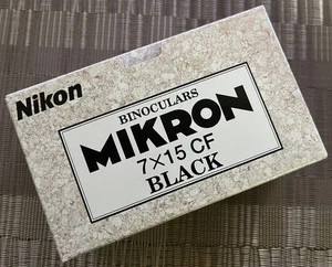 Nikon Compact Binoculars Micron 7x15 CF M7x15CF Porro Prism New Japan F/S - Picture 1 of 4