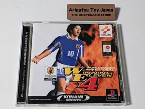 PS1 WORLD SOCCER JIKKYO WINNING ELEVEN 4 PlayStation 1 Sony JAPAN - Picture 1 of 3