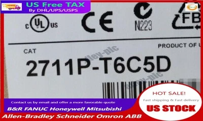 New AB 2711P-T6C5D PanelView Plus 600 Factory Sealing Fast Shipping 1PCS - Image 1 of 3