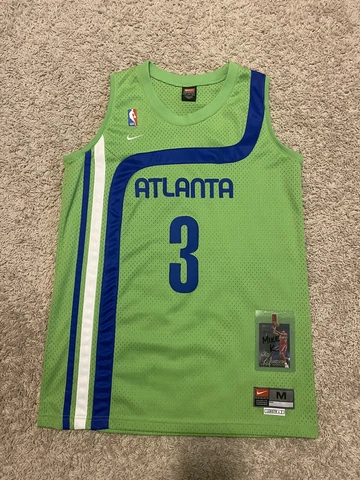 Shareef Abdur-rahim Atlanta Hawks Throwback Jersey Size Mens M Cover
