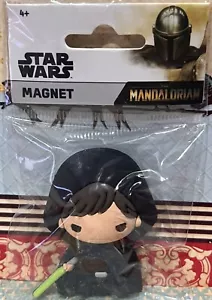 Disney 3D Magnet Star Wars Mandalorian Luke Skywalker Light Saber Boy Hero Pack - Picture 1 of 3