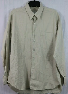 Camisa tostada Gitman Bros for Jim Herron Ltd DOPPIO RITORTO Pinpoint 17/36  Foto 1 de 4
