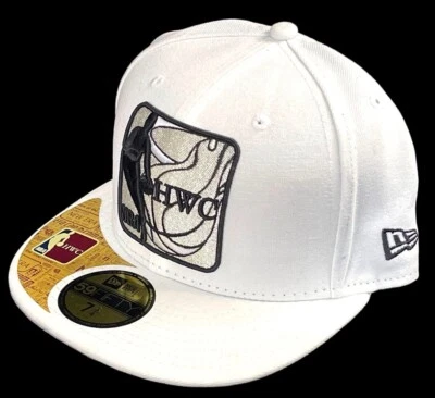 New Era Miami Heat HWC Hard Wood Classics NBA Fitted Basketball Hat Size 7 1/2 - Image 1 of 4