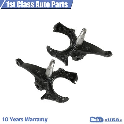 2x Disc Brake Stock Spindles Steering Knuckles For 79-97 Chevy S10 GMC S15 Jimmy Foto 1 de 4