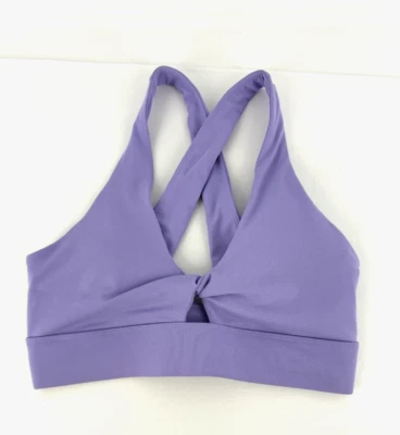 FABLETICS Lilac Oasis Twist Medium Impact Sports Bra Active Workout Size Small ? - Image 1 of 4