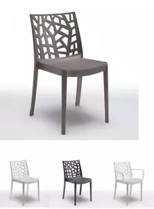 Sedia In Polipropilene Interno Esterno Matrix Ristorante Giardino Sedie Italy - Foto 1 di 12