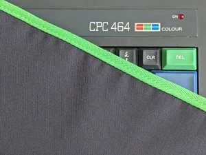 AMSTRAD CPC 464 - Staubabdeckung - graphitgraue Baumwollleinwand - Bild 1 von 4