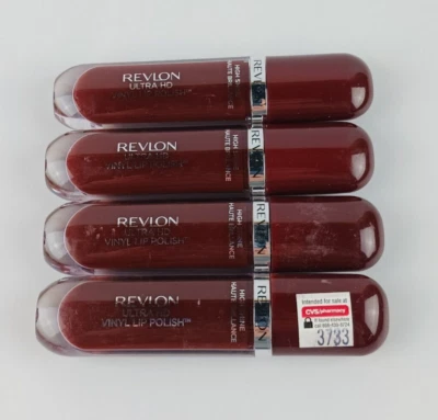 4 PACK REVLON ULTRA HD VINYL LIP POLISH HIGH SHINE 915 SO SHADY - Image 1 of 4