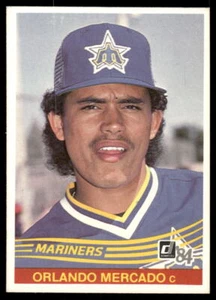 1984 Donruss #318 Orlando Mercado - POOR Yellow - Picture 1 of 2