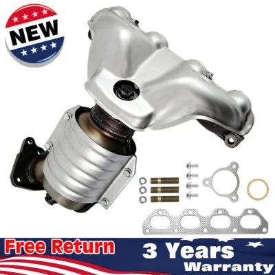 Exhaust Manifold Catalytic Converter For 1996-2000 Honda Civic CX LX DX 1.6L - Image 1 of 4