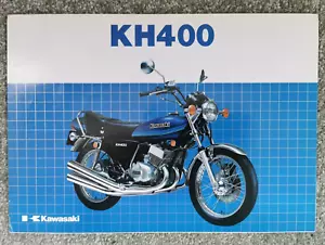 KAWASAKI KH400 GENUINE MOTORCYCLE SALES BROCHURE - Picture 1 of 3