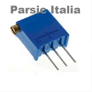 TRIMMER 100Kohm MULTIGIRI 67XR100K 18 TURNS TRIMMERS VITE LATO (x 20 PEZZI)  - Picture 1 of 4