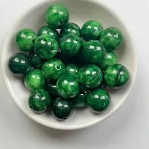 200 Stck. Gefärbt Quarz Grüne Jade Lose Perlen 4-13 mm Rund Jadeit Zum Selbermachen Zubehör - Bild 1 von 8