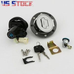 Ignition Switch Fuel Gas Cap Cover Seat For Yamaha FJR1300 2003-2005 2004 - Picture 1 of 7