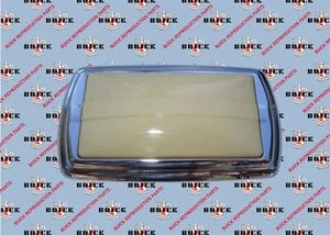 1939-1940 Buick Dome Light Lamp Lens & Chrome Bezel - Picture 1 of 3