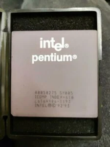 intel Pentium A80502133 SY022 C6210475-1343 INTEL '92'93 SY022 Processor - Picture 1 of 6