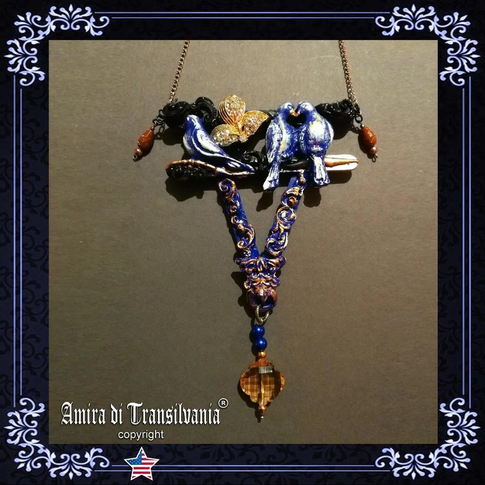 luxury jewelry talisman necklace vintage style pendant womens jewelery charms 1 - Image 1 of 4