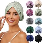 1PC Adjustable Silk Satin Hair Bonnet For Sleeping Double Layer Hair Wrap Sleep