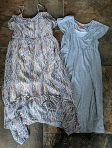 Sz XL 14 16 Disney D-Signed Nickelodeon Target Dress Lot Patio Heather Gray Long - Picture 1 of 3