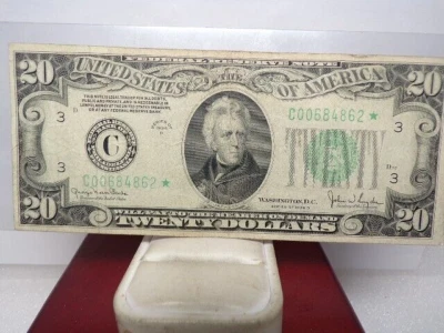 $20  1934-D  Federal Reserve STAR Note ⭐  PHILADELPHIA - Image 1 of 4