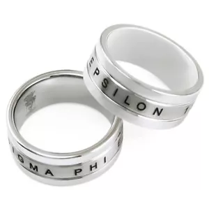 Sigma Phi Epsilon Fraternity Tungsten Ring | Fraternity Rings | Mens Rings - Picture 1 of 2