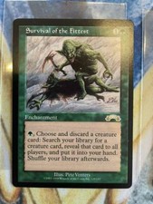 Survival of the Fittest Exodus MTG Magic the Gathering Green English
