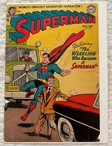 DC COMICS SUPERMAN 85 1953 COVER ONLY NO PAGES - Picture 1 of 5
