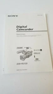 Sony INSTRUCTION /MANUAL BOOK IN FRENCH- FOR SONY DSR 150 - Picture 1 of 5