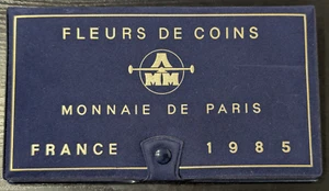 Monnaie de Paris Coffret FDC Fleur de Coin 12 pièces 1985 Tranche B - Picture 1 of 4