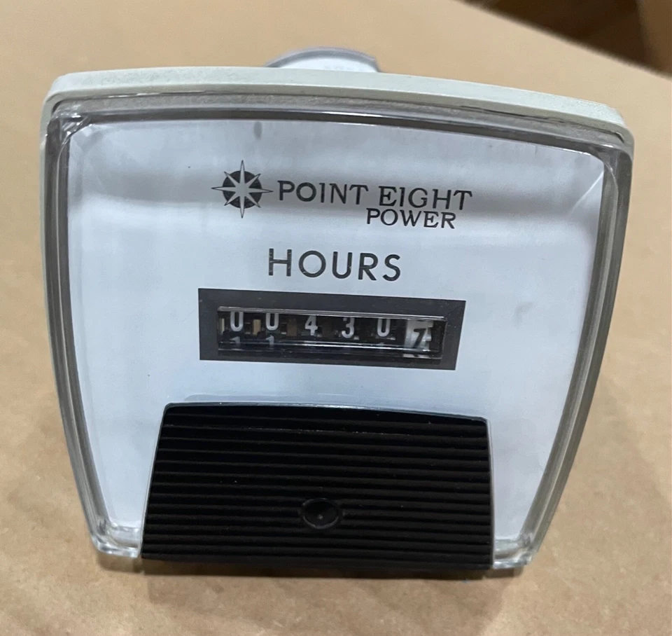 Point eight power hours/ hour meter 120vac 60HZ - Image 1 of 4
