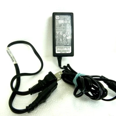 Fuente de alimentación de impresora original HP 0957-2385 negro 22V 455mA adaptador de cargador de CA Foto 1 de 3