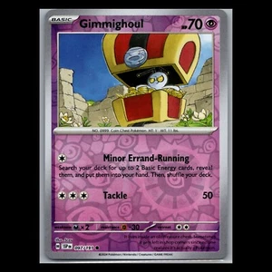 Surging Sparks - Gimmighoul - 097/191 - Reverse Holo - TCG Pokemon Card - Picture 1 of 1