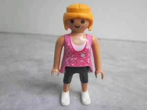 Playmobil Figure Woman in Shorts & Tank Top - Tennis Summer Dollhouse - Picture 1 of 4
