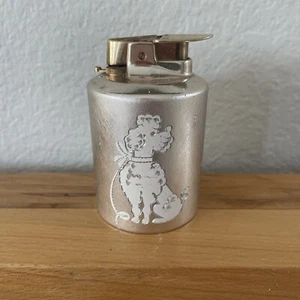 VTG RONSON "VARAFLAME, POODLE" Cylinder Butane Cigarette Lighter As Is Untested - Picture 1 of 9