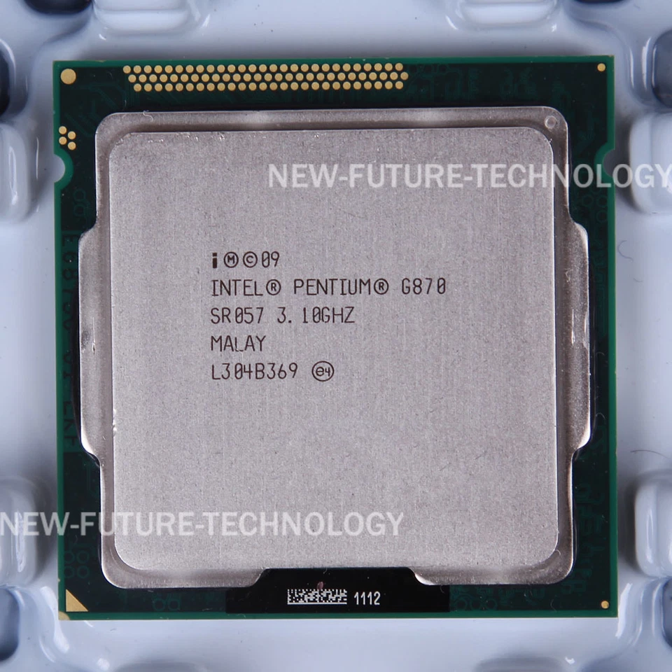 Intel Pentium G870 (CM8062307260115) SR057 CPU 5 GT/s Processor 3.1 GHz LGA 1155 - Image 1 of 1