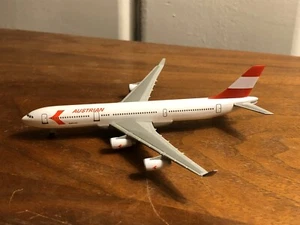 Herpa Wings Austrian Airlines Airbus A340-200, 1:500, 1990s Version, U.S Seller - Picture 1 of 11